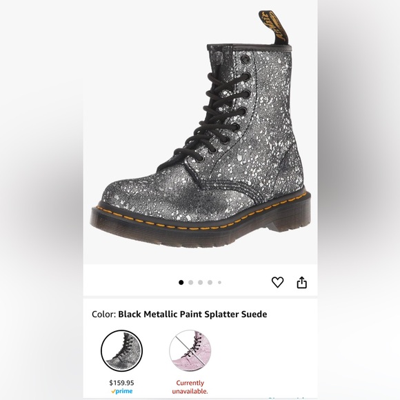 Dr. Martens 1460 Metallic Paint Splatter - Picture 12 of 13